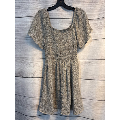 Sienna Sky Button Down Front & Flutter Sleeves Size M