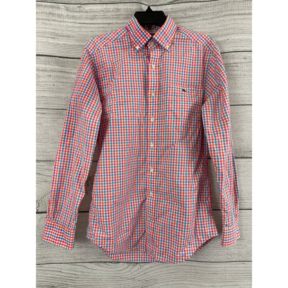 Vineyard Vines Mens Button-Down Gingham Shirt Size S