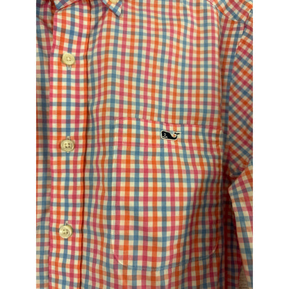 Vineyard Vines Mens Button-Down Gingham Shirt Size S