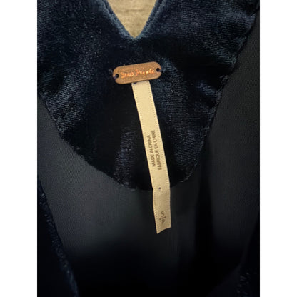 Free People Misha Mini Velour Dress Size S