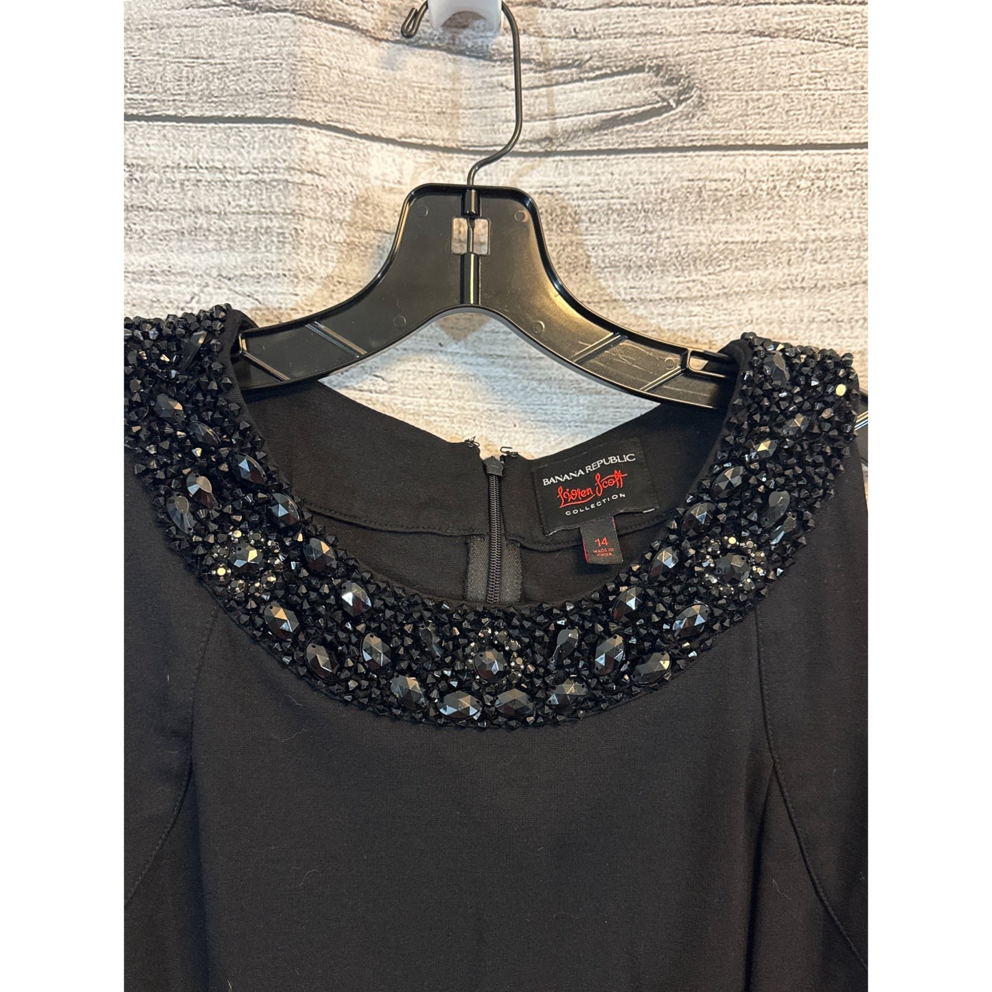 Banana Republic L'Wren Scott Sequin Collar Sheath Dress 14