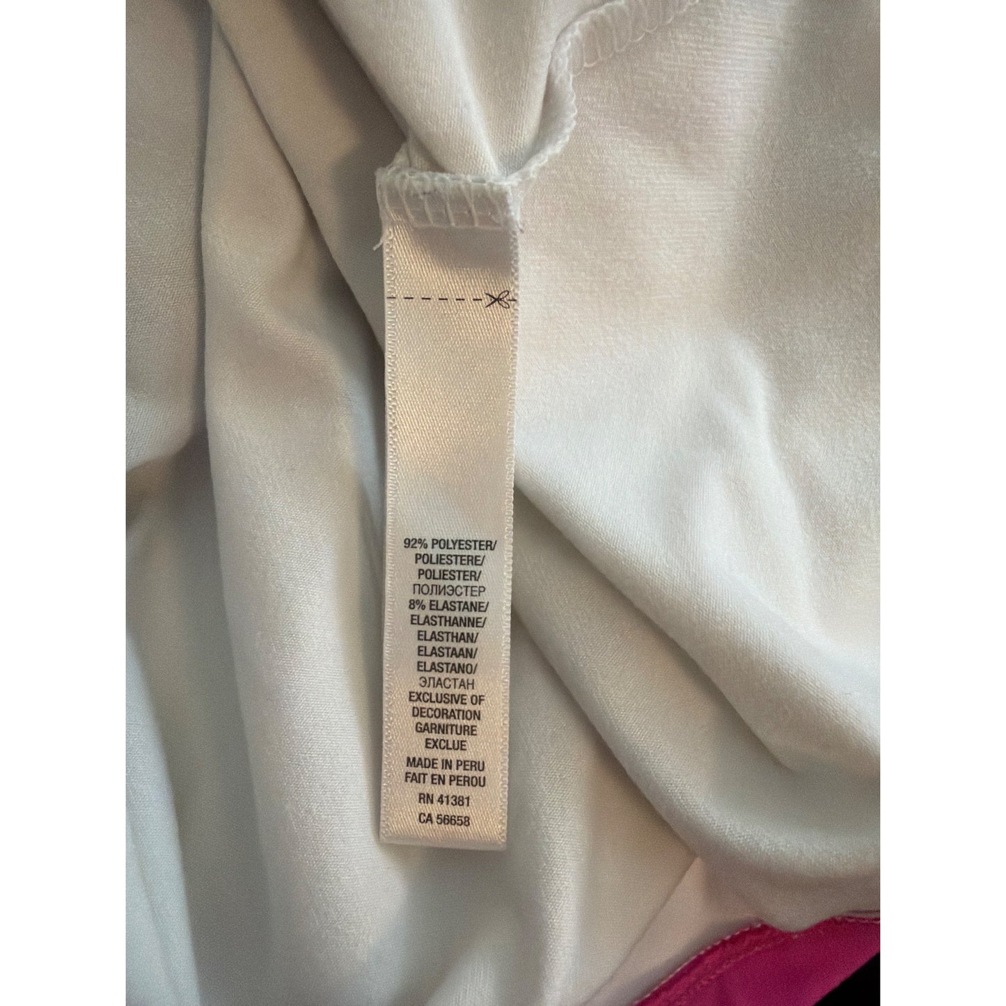 Ralph Lauren Active White & Neon Green Quarter-Zip Pullover