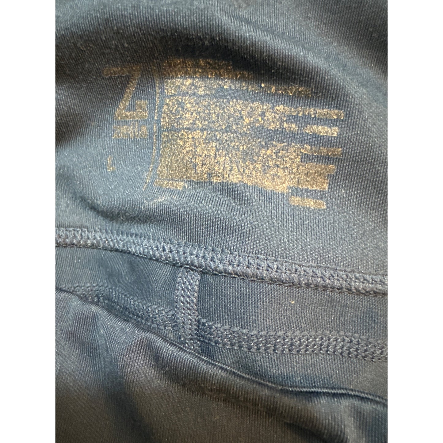 Zella Navy High-Rise Leggings With Side Pockets Size M