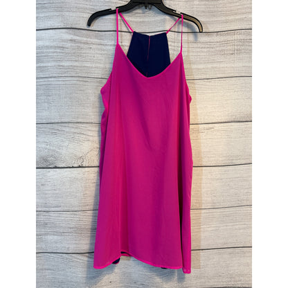 Reversible Pink & Blue Spaghetti Strap Dress
