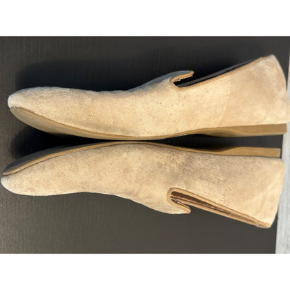 Birdies The Starling Beige Suede Flats Size 8