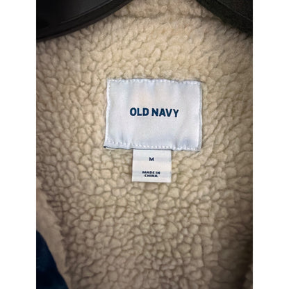 Old Navy Sherpa-Lined Denim Trucker Jacket Size M