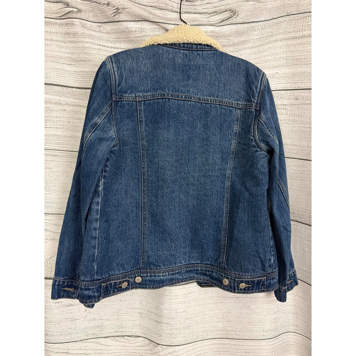 Old Navy Sherpa-Lined Denim Trucker Jacket Size M