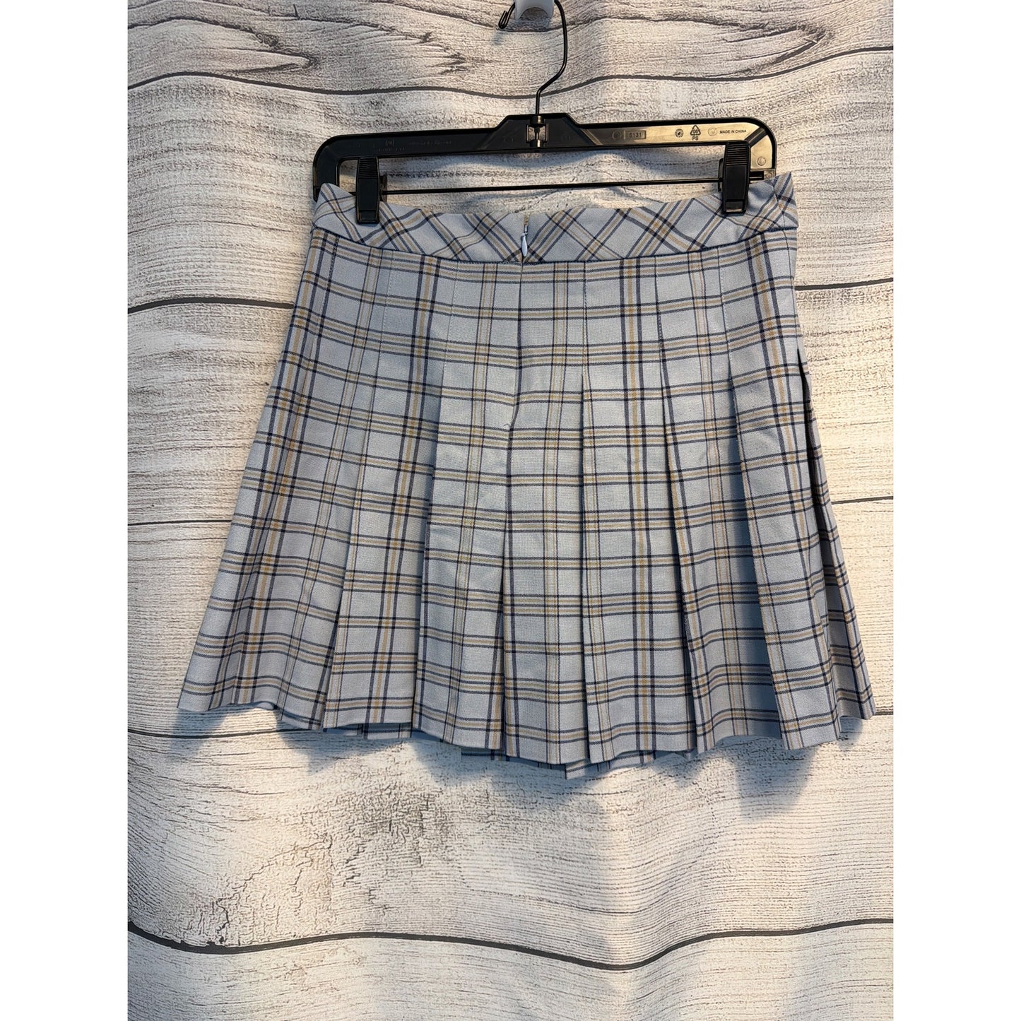 Aritzia Sunday Best Plaid Pleated Mini Skirt Size 10