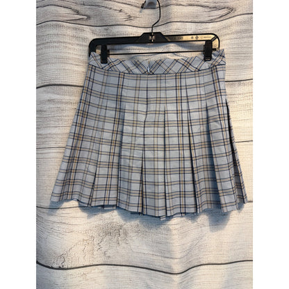 Aritzia Sunday Best Plaid Pleated Mini Skirt Size 10