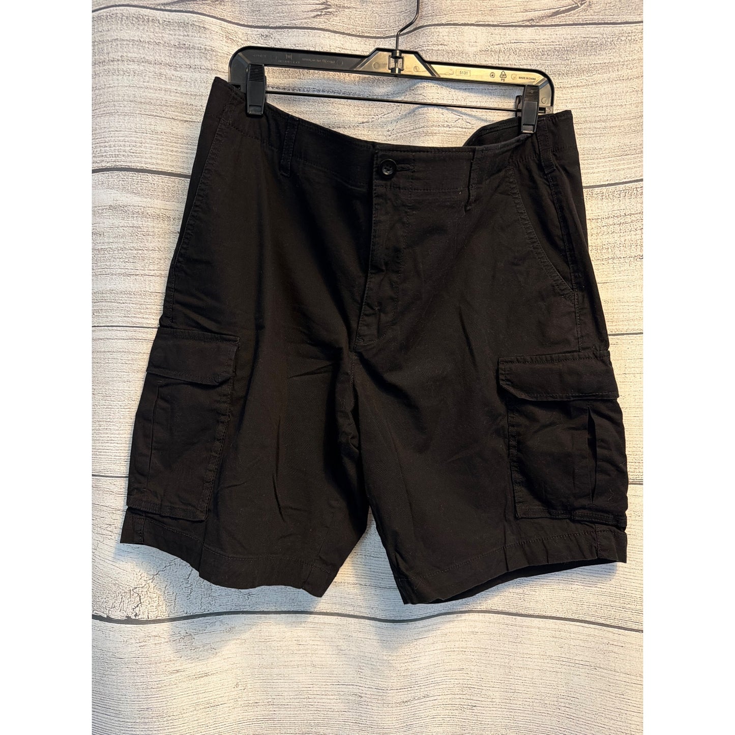 Apt. 9 Mens Premier Flex Cargo Shorts Black Size 38