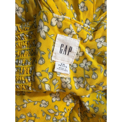 Gap Floral Print Smocked Waist Sundress Size XSP