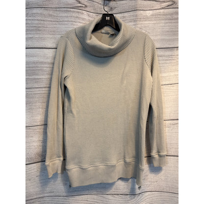 L.L. Bean Waffle Knit Turtlneck Sweater with side zippers Small