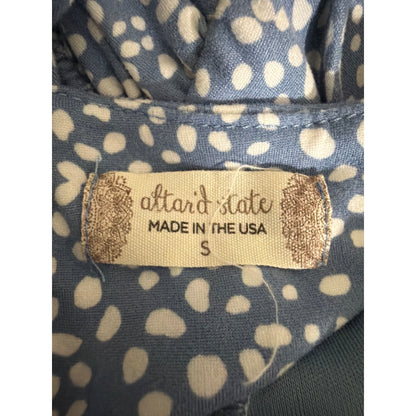 Altar'd State Blue Speckled Spaghetti Strap Boho Summer Dress Size S