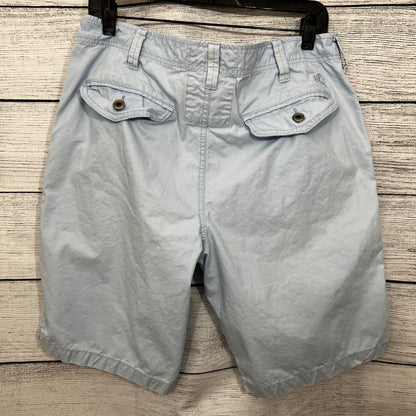 Express Mens Light Blue Casual Shorts, Size 34