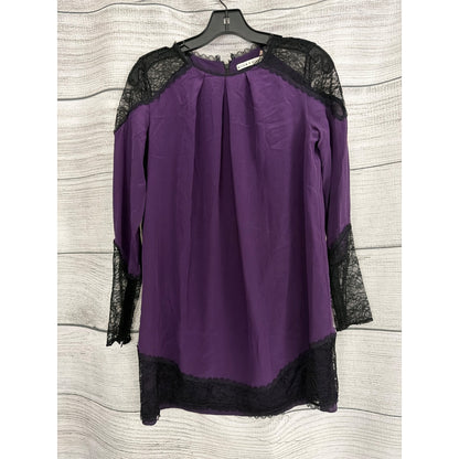Alice + Olivia Gracie Mini Silk Lace Sheath Dress Size XS