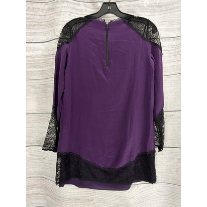 Alice + Olivia Gracie Mini Silk Lace Sheath Dress Size XS