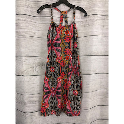 PrAna Sleeveless Floral Print Halter Dress Size M