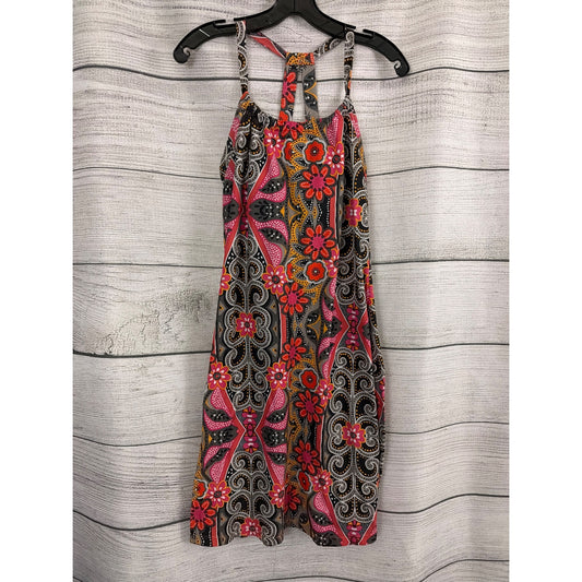 PrAna Sleeveless Floral Print Halter Dress Size M