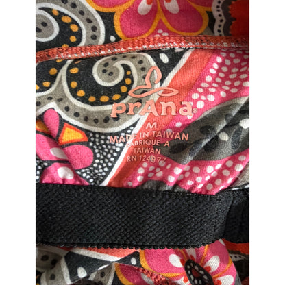 PrAna Sleeveless Floral Print Halter Dress Size M