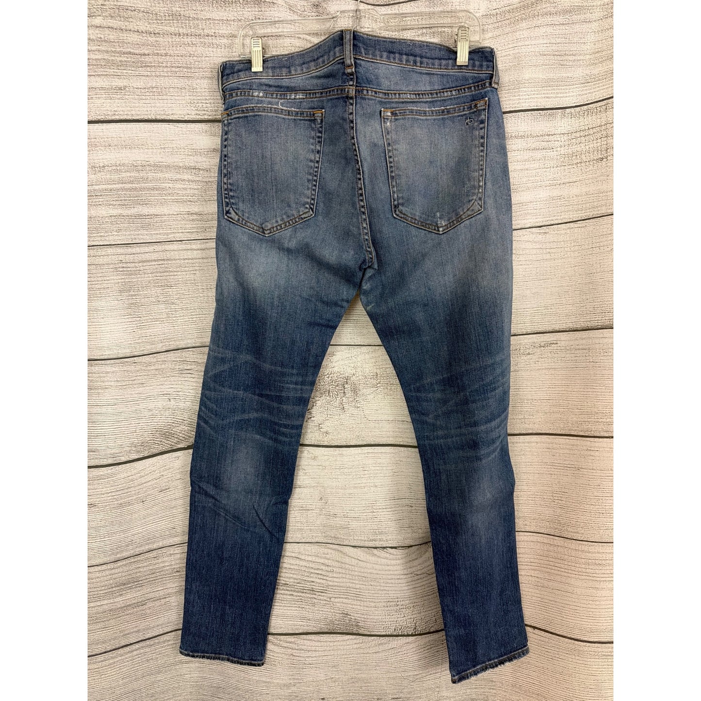 Rag & Bone Dre Distressed Blue Denim Jeans Size 30