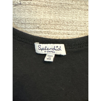 Splendid Basic Black Tank Top Size XS