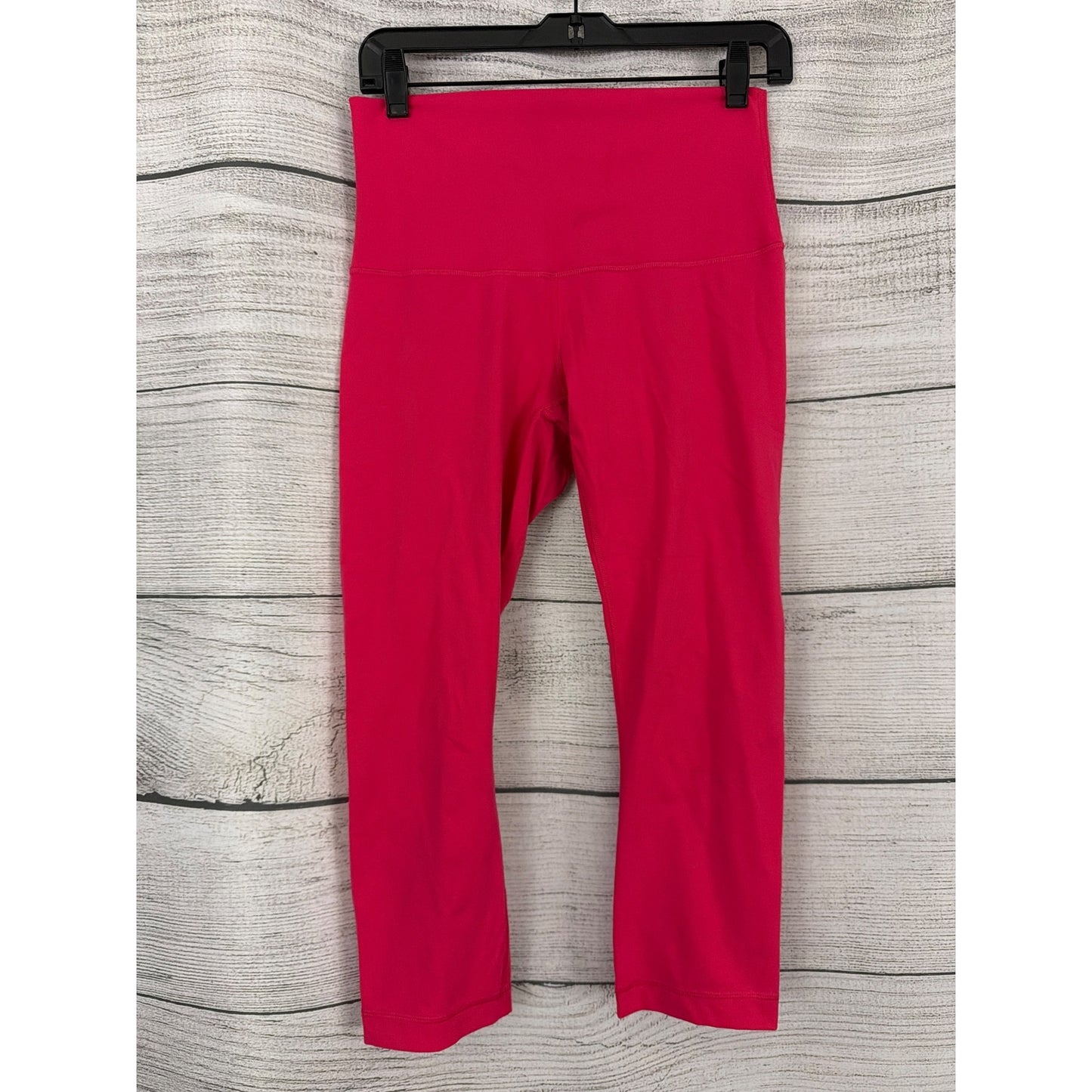 Lululemon High-Rise Hot Pink Cropped Leggings Size 8
