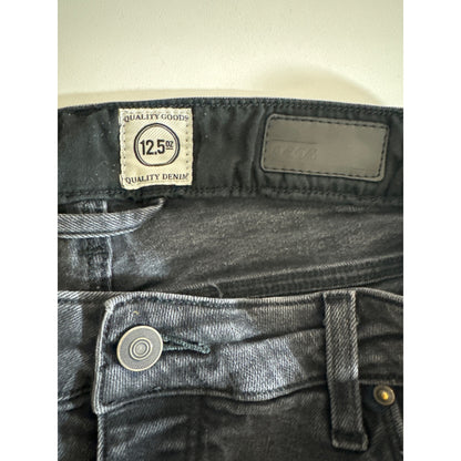 Men's ASOS Black Ripped Skinny Jeans Size 33x32