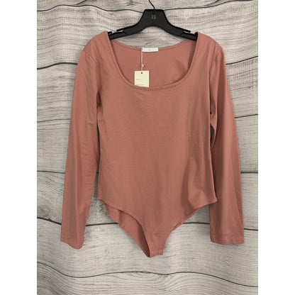 NWT Long-Sleeve Scoop Neck Bodysuit Size L