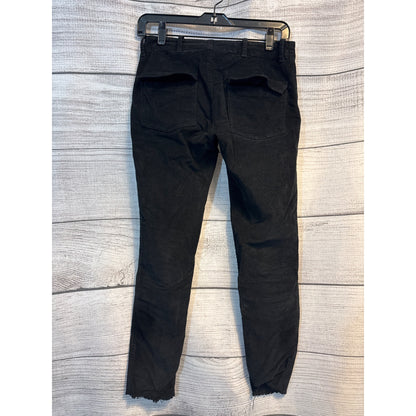 Nili Lotan Black Corduroy Jenna Pant Size 00