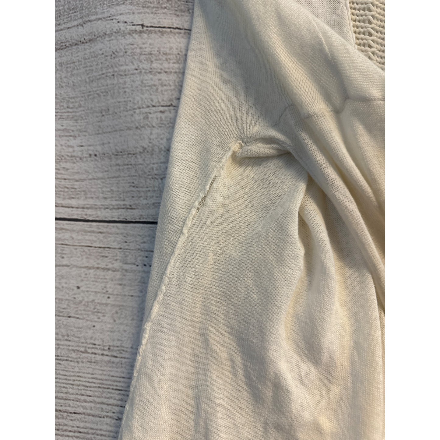 Splendid White Open Front Cardigan Sweater Size XS