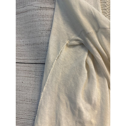 Splendid White Open Front Cardigan Sweater Size XS