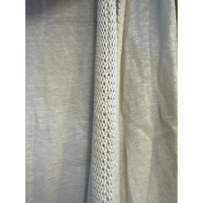 Splendid White Open Front Cardigan Sweater Size XS