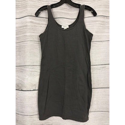 Forever 21 Charcoal Gray Tank Dress Bodycon Style Size L