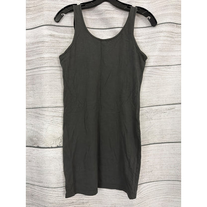 Forever 21 Charcoal Gray Tank Dress Bodycon Style Size L