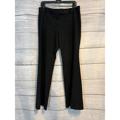 Ann Taylor Loft Womens Black Pants Flare Leg Size 8