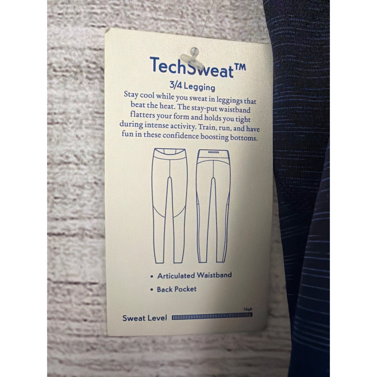 NWT Outdoor Voices TechSweat 3/4 Leggings Size L