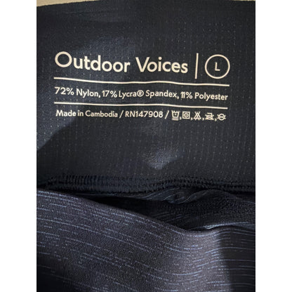 NWT Outdoor Voices TechSweat 3/4 Leggings Size L