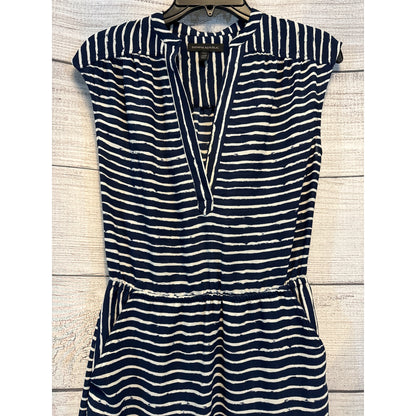 Banana Republic V Neck Striped Pocket Dress