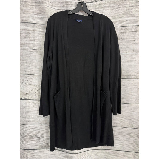 Splendid Cashmere Blend Open Front Cardigan With Pockets Size S