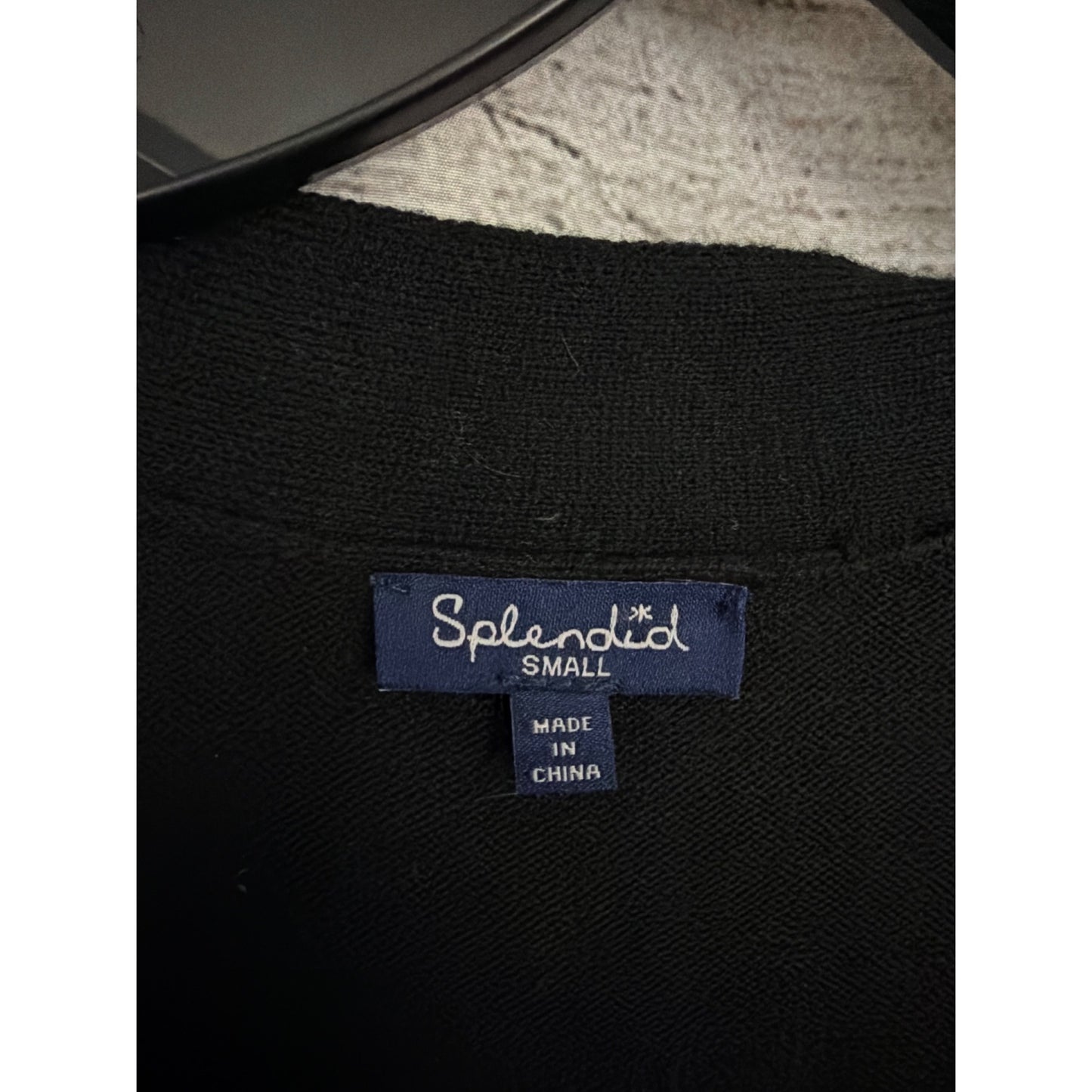 Splendid Cashmere Blend Open Front Cardigan With Pockets Size S