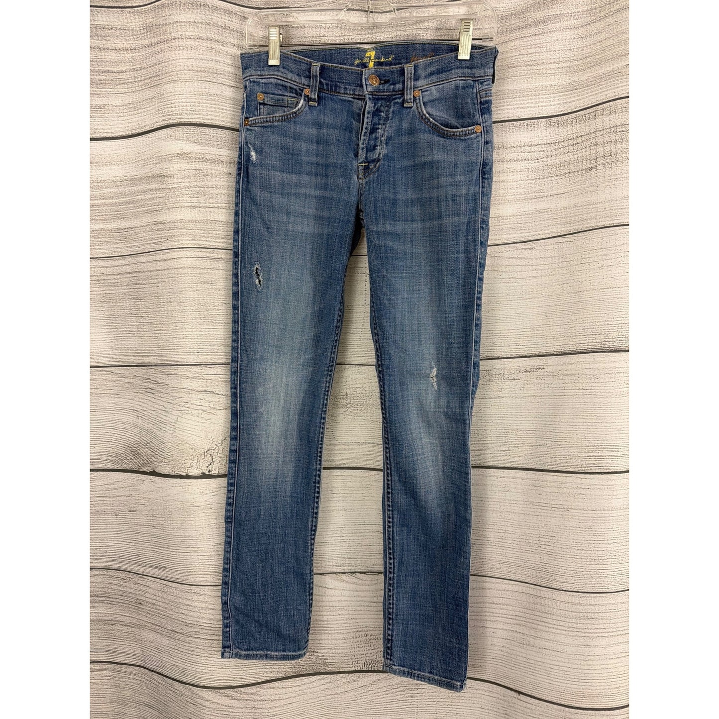 7 For All Mankind Josephina Skinny Boyfriend Size 24