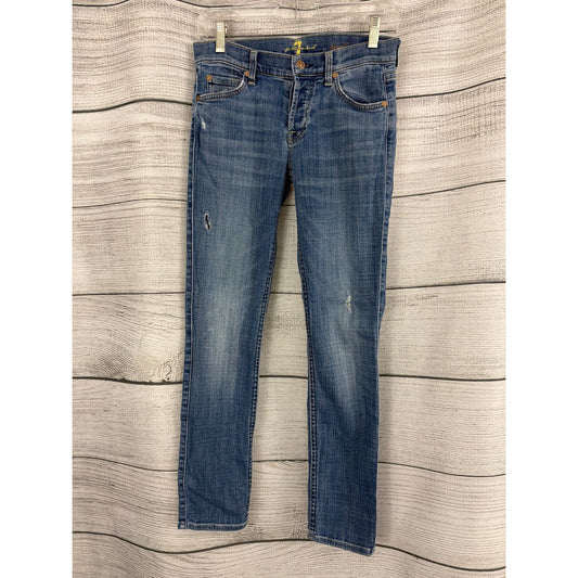7 For All Mankind Josephina Skinny Boyfriend Size 24