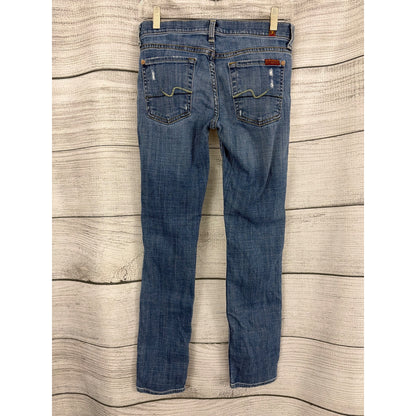 7 For All Mankind Josephina Skinny Boyfriend Size 24
