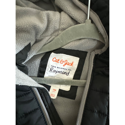 Cat & Jack hooded Puffer Jacket With Fleece lining 18M