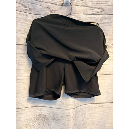 Athleta Black Skort With Built-In Shorts Size 10