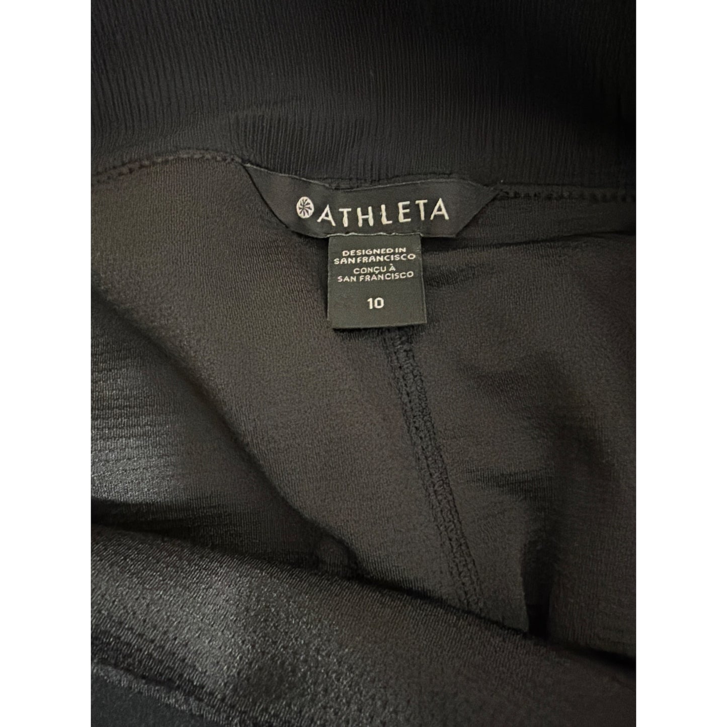 Athleta Black Skort With Built-In Shorts Size 10