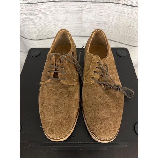 Mens Topman Brown Suede Lace-Up Oxford Shoes Size 41