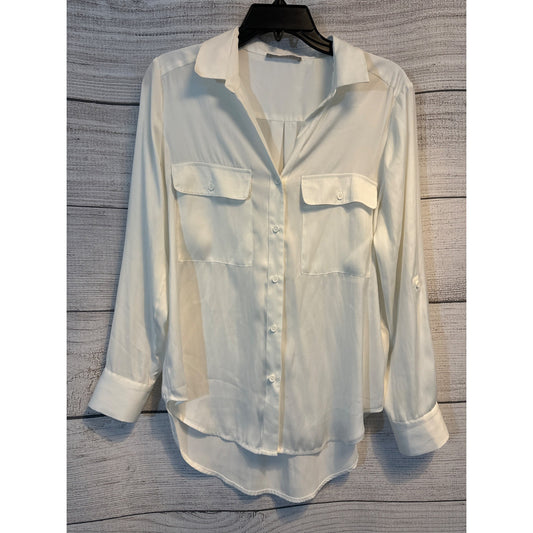Tart Poly Silk Button down