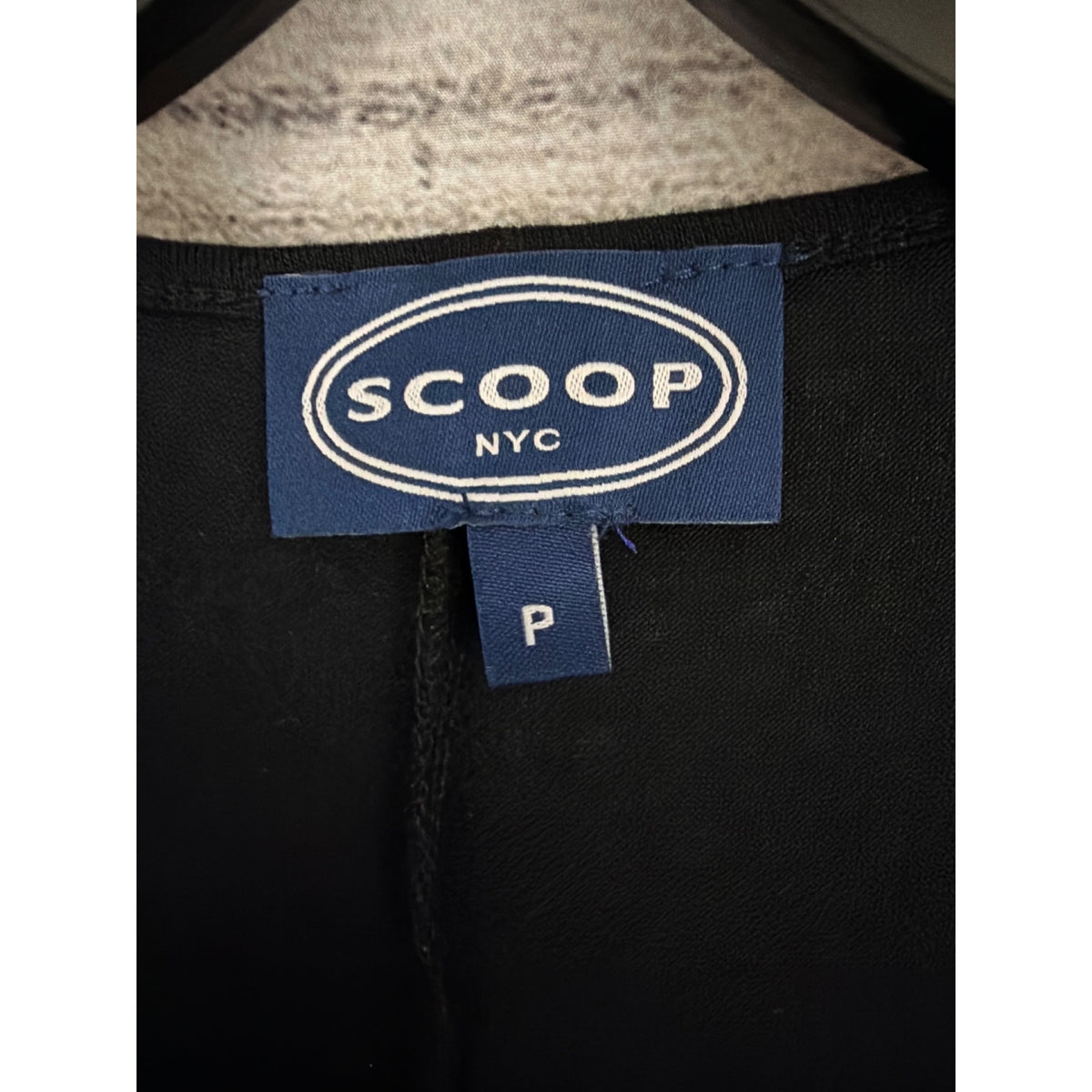 Scoop NYC "Kellee" Black and White Eyelet Knit Skater Dress Size P/XS