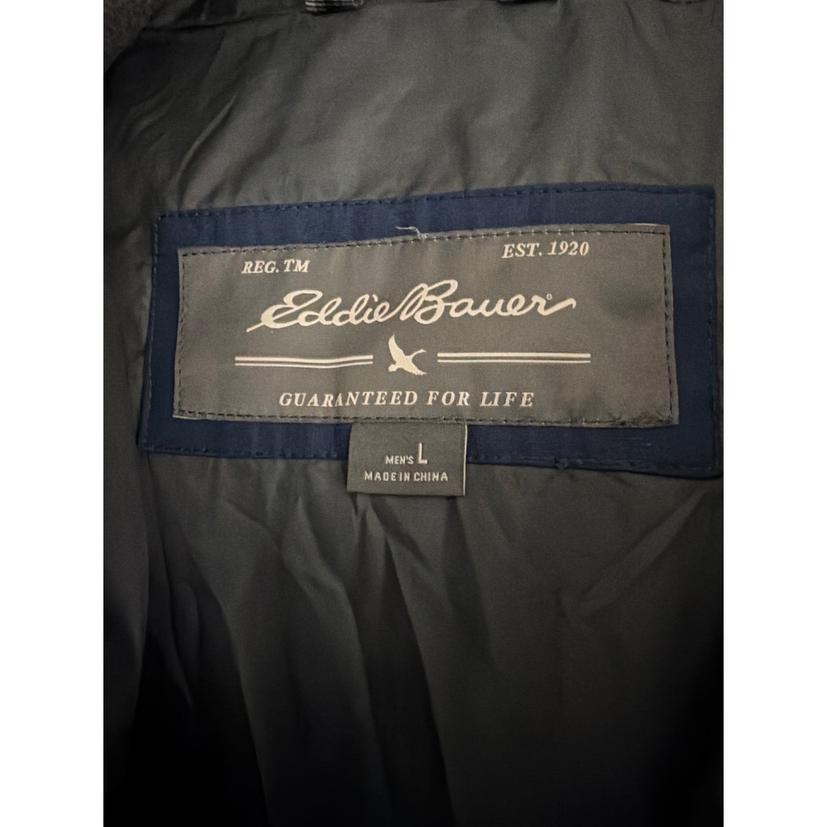 Mens Eddie Bauer Boundary Pass Down Parka Size L